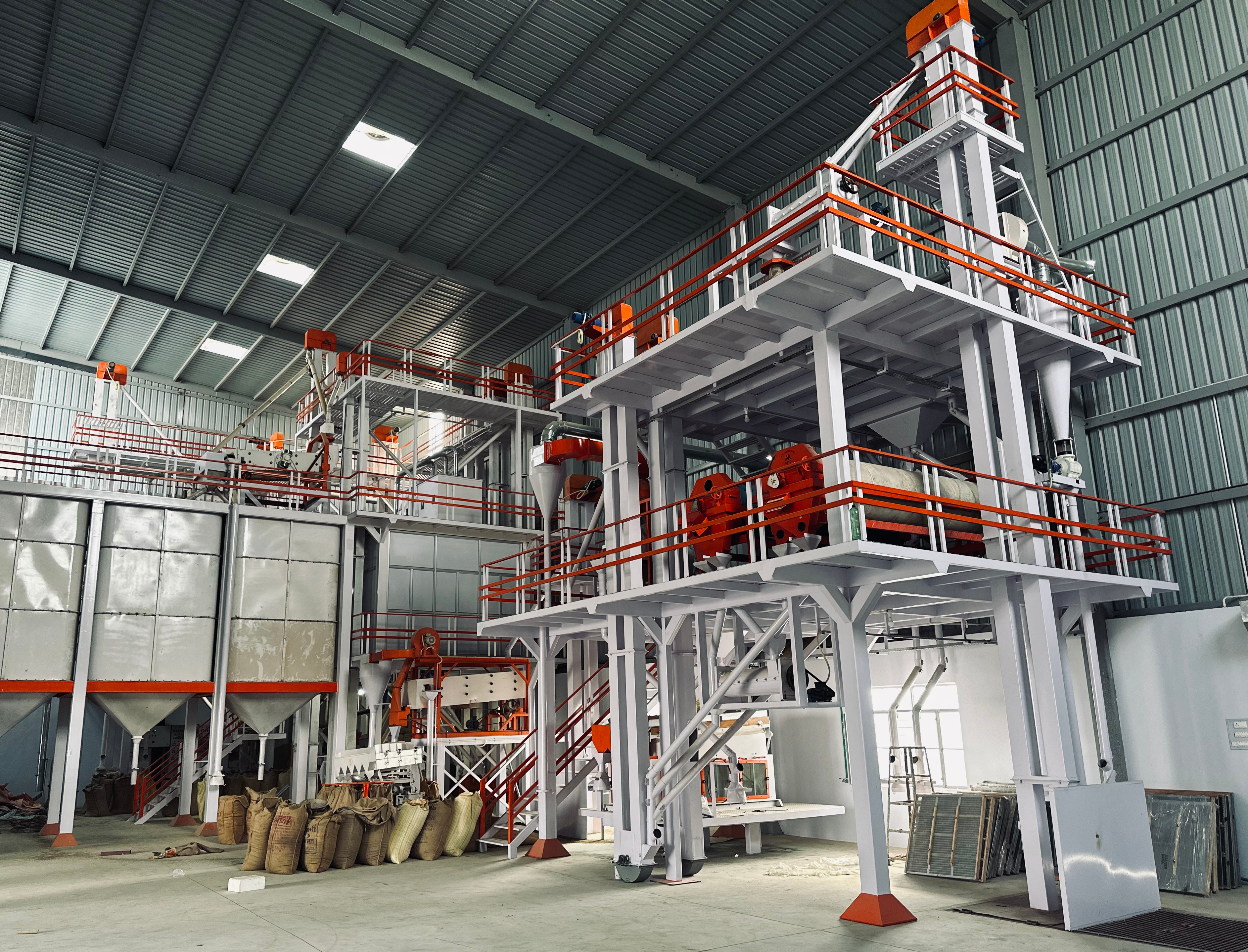 Multi-Seeds, Grains & Pulses Cleaning & Sorting Plant